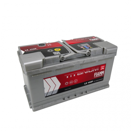 Batterie 12V 100AH 870A EN DROITE FIAMM TITANIUM PRO L5100P